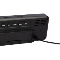 Digitálny budík Roanne LED Karlsson KA6155BK, čierna